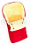Детский меховой конверт в коляску Ramili Classic Красный