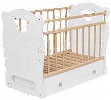 Кровать детская ВДК Orso (фигур.спин., маят., от.пл., ящик)