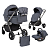 ������� ���������  3 � 1 Farfello Baby shell 2024, Dark Grey/Black chrome BBS-009