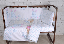 фото комплект в кроватку happy dreams   детские игрушки 7 пр. сатин